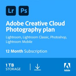 Adobe Creative Cloud Photography plan 1TB 1 Year Sub
