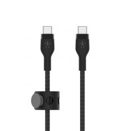 Belkin - Cable - Braided Silicone  - C to C - 2.0 - 1M - Black