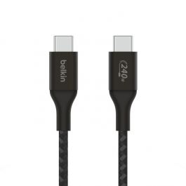 BELKIN - CABLE - BRAIDED - C TO C - 240W - 2M - BLACK