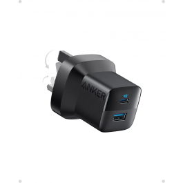 Anker 323 Charger (33W) With 3ft c- c bundle black