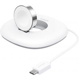 Anker Apple Watch Foldable Charging Pad USB-C cable 4ft White