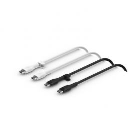 Belkin - Cable -  Silicone  - C to C - 2.0 - 1M - Black / White - 2pack