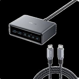 Anker Prime USB-C to USB-C Cable (6ft, 240W, Upcycled-Braided) Black