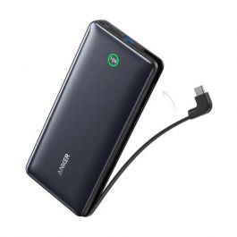 Anker Nano Power Bank 20 K MAH , 30 W built in C cable with Display - Black