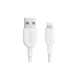 Anker Powerline II with lightning connector 3ft White