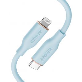 Anker PowerLine III Flow USB-C to Lightning 3ft Blue