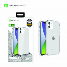 AT Anti-microbial outre minimal drop proof case for iPhone 12 / iPhone 12 Pro - Clear