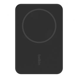 Belkin - 5K Magnetic Wireless Power Bank + Kick Stand - Black