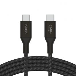 BELKIN - CABLE - C TO C - BRAIDED - 240W - 1M - BLACK
