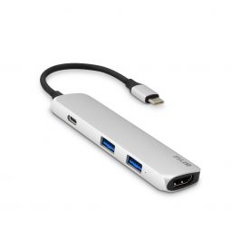 PL9915112100020|USB Type-C HUB 4K HDM Silver
