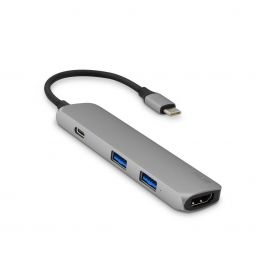 USB Type-C HUB 4K HDM Space Gray