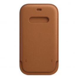 iPhone 12 | 12 Pro Leather Sleeve with MagSafe - Saddle Brown