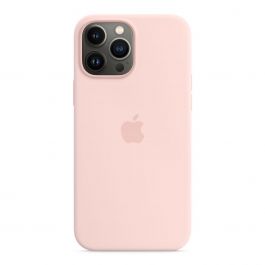 iPhone 13 Pro Max Silicone Case with MagSafe – Chalk Pink