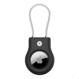 BELKIN - SECURE HOLDER WITH WIRE CABLE FOR AIRTAG - BLACK