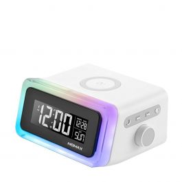 Momax - Q. Clock 2 Digital Clock with Wireless Charger