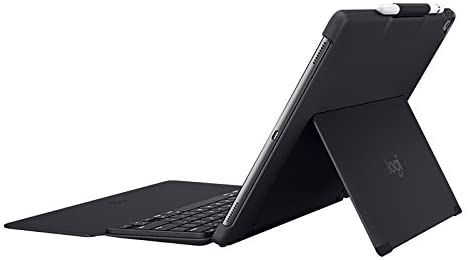 LOGITECH SLIM COMBO with detachable keyboard and Smart Connector for iPad Pro 10.5 inch BLACK UK INTNL iSTYLE Apple UAE
