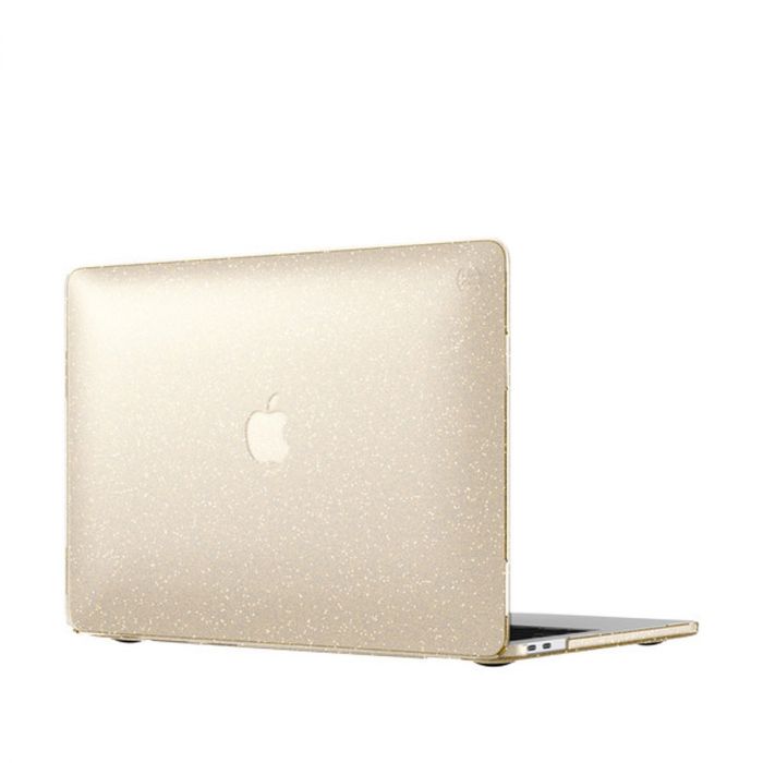 Speck MacBook Pro 13 W and without TB Smartshell Clear Gold Glitter iSTYLE Apple UAE