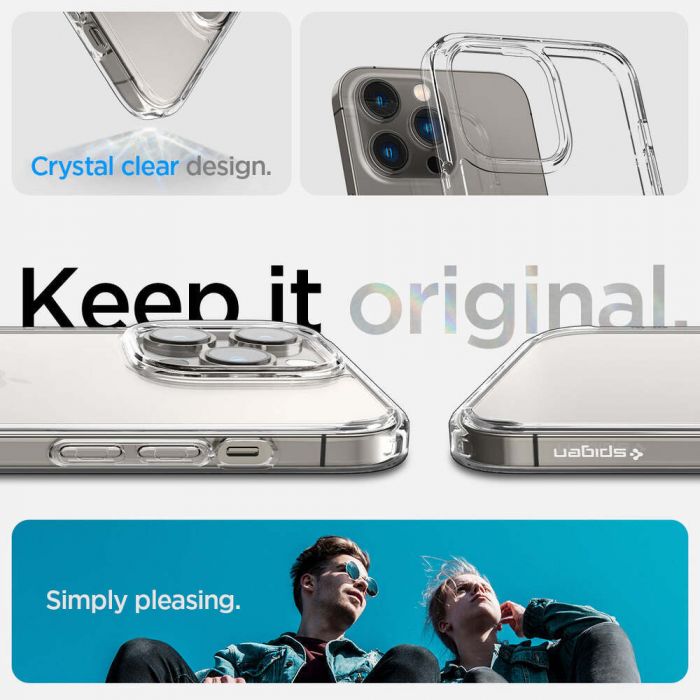 Etui Spigen Ultra Hybrid S für Apple iPhone 14 Pro Max Crystal Clear 