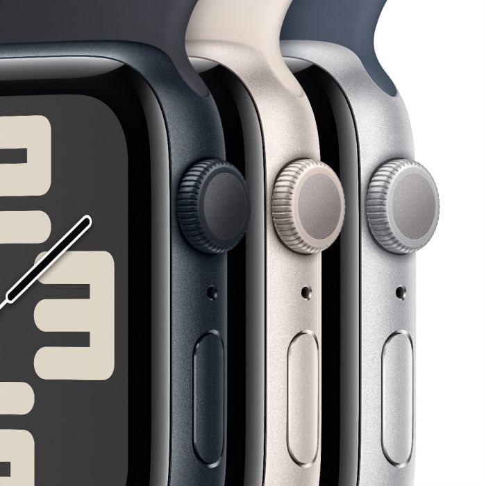 Apple Watch SE GPS 44mm Midnight Aluminium Case with Midnight Sport Band S M iSTYLE Apple UAE