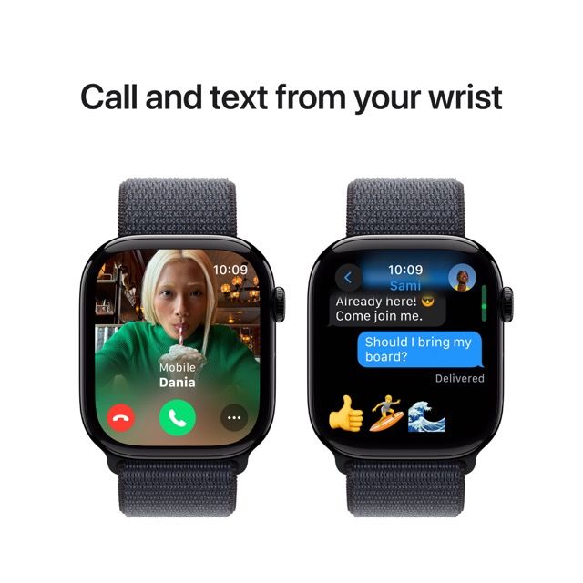 Buy Apple Watch Series 10 GPS 42mm Jet Black Aluminium Case with Ink Sport Loop Online iSTYLE Apple UAE