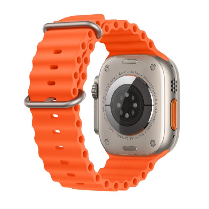 Buy Apple Watch Ultra 2 GPS Cellular 49mm Titanium Case with Orange Ocean Band Online iSTYLE Apple UAE