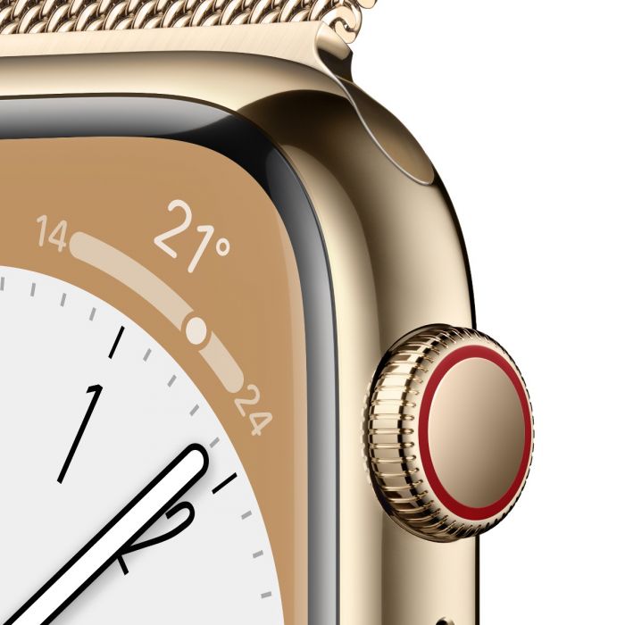 Gold stainless steel case with gold milanese loop 2025