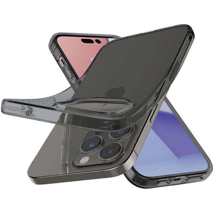 Pack Spigen pour iPhone 14 Pro avec Etui Transparent Crystal Flex