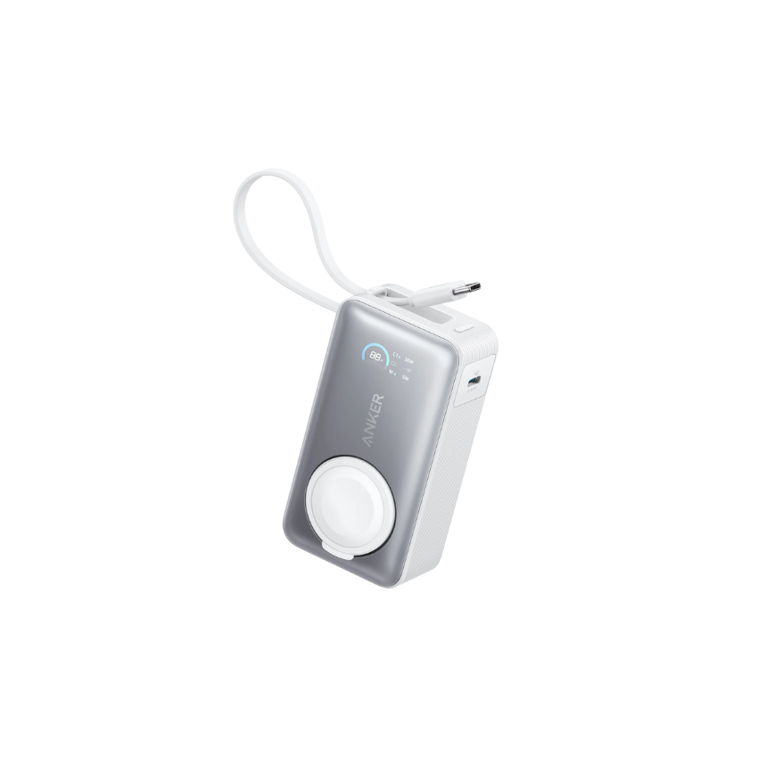 Anker MagGo Power Bank (10K, 35W, For Apple Watch) WHITE