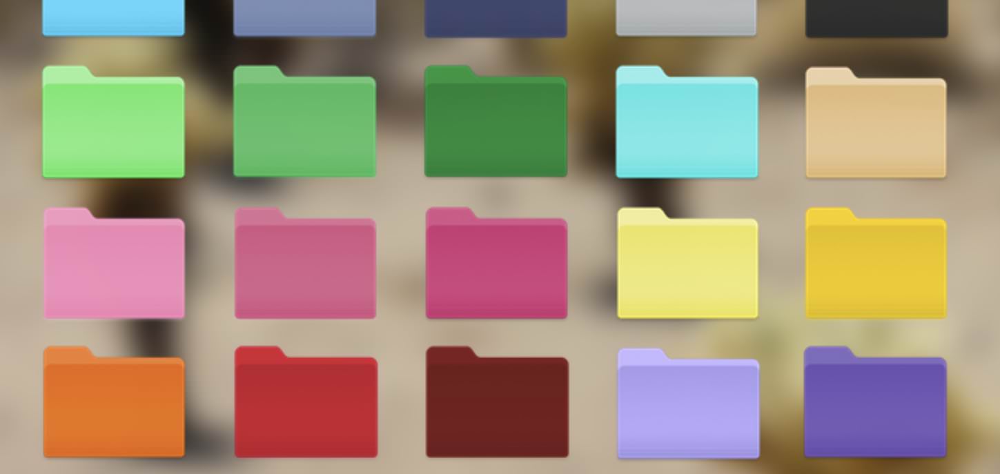 mac folder color