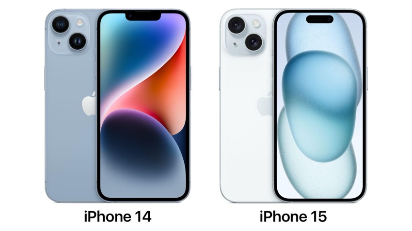 Compare iPhone 15 vs. iPhone 14