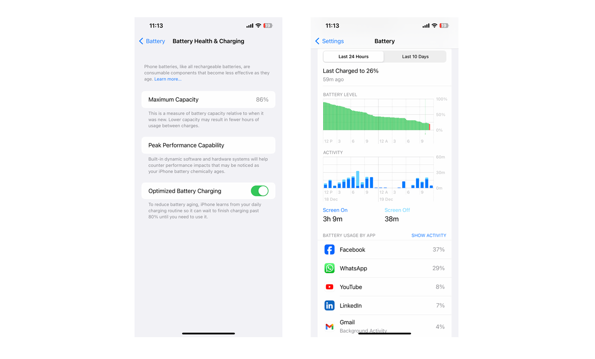 Analyzing iPhone Battery Life and Performance Capability