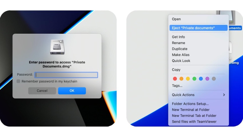 How to add a Password to a Folder on Mac