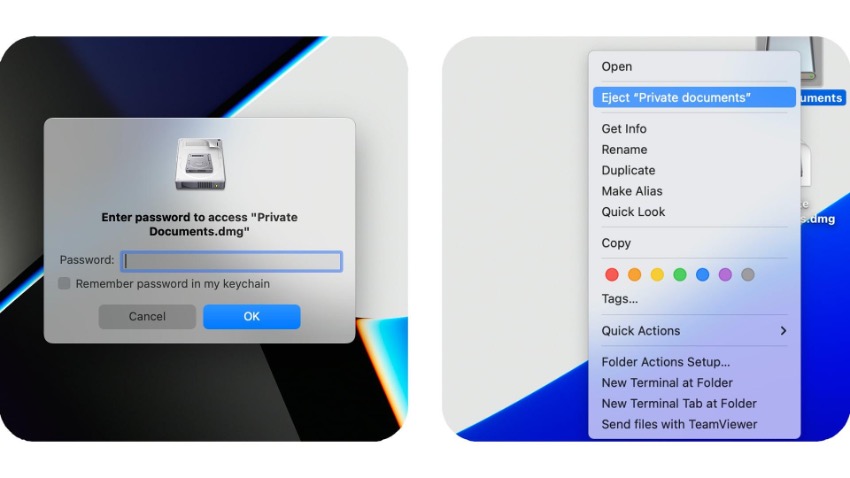 can you password protect a folder mac