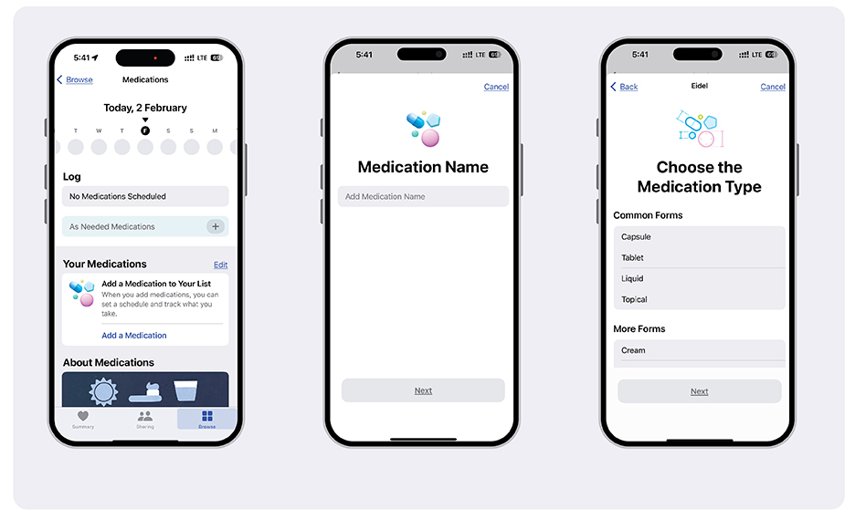 How to put medication reminder on iPhone