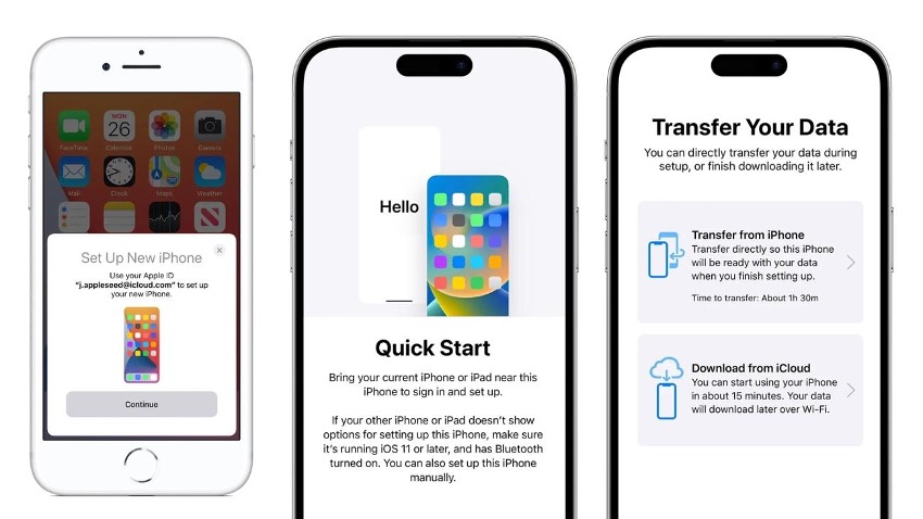 How to transfer data iPhone to iPhone