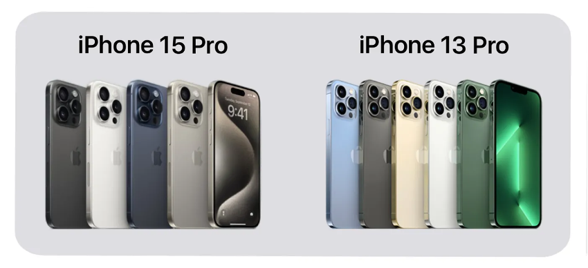 iPhone 15 Pro vs iPhone 13 Pro- Differences