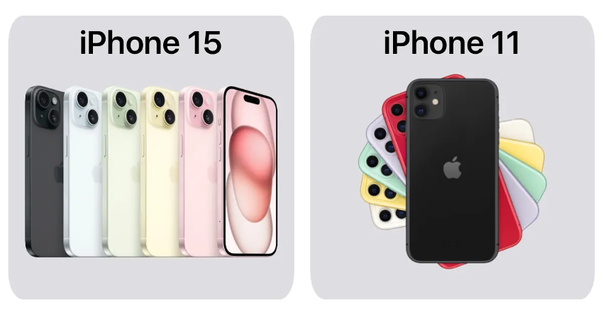 iPhone 15 vs the Apple iPhone 11: What are the Differences