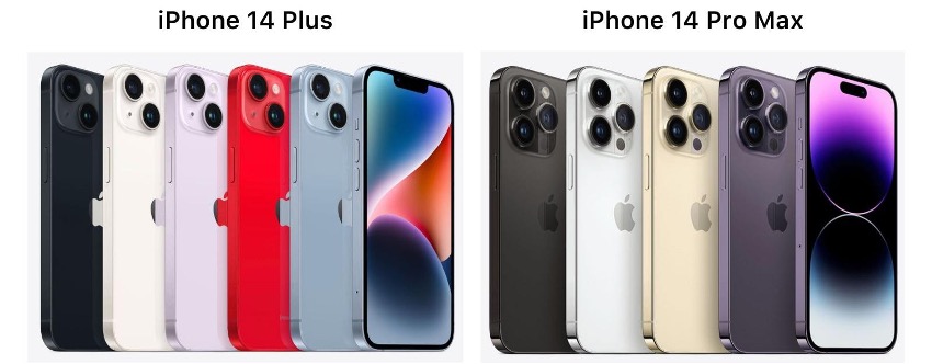 The Differences Between iPhone 14, iPhone 14 Plus and iPhone 14 Pro Max